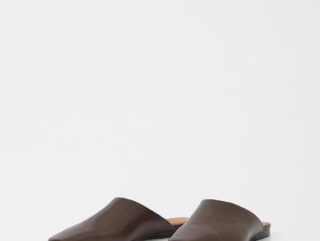 Wioletta Mules Leather Black - Vagabon Online Sale