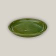 6135H20 - Round | Apple Green Ceramic Plant Saucer | High Fired Ecofriendly Clay - Sizes 8 -24  - FREE SHIPPING Hot on Sale