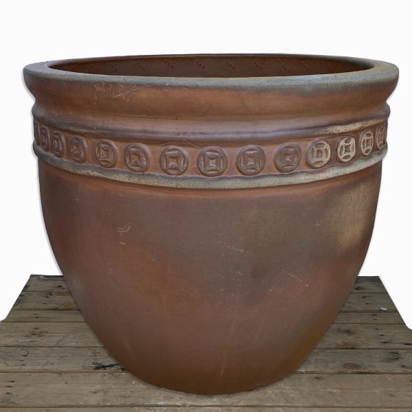 9054C32FS - Rustic Unglazed Coin Pot - FREE SHIPPING Hot on Sale