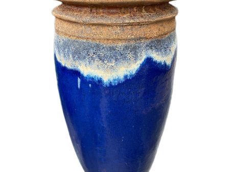 5250S51 - Angkor Blue Earth Drum Ceramic Fountain Online Hot Sale