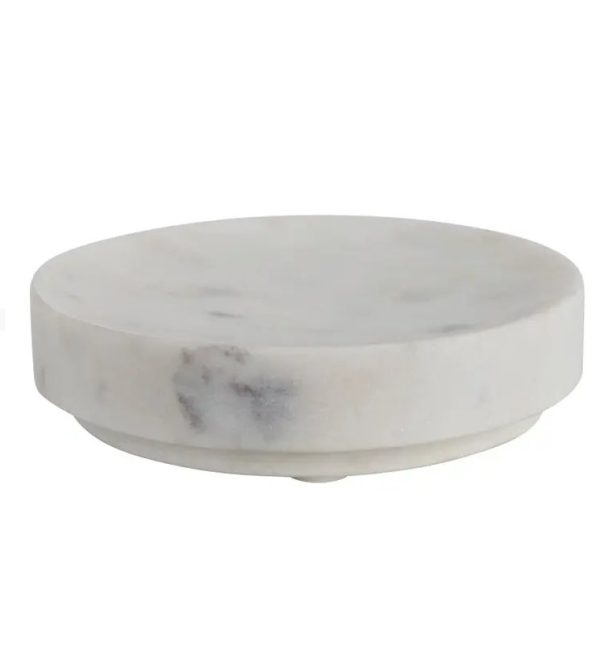 MARBLE SOAP DISH, WHITE Online Hot Sale