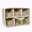 Palm Leaf Basket and Holder for 6 Online Hot Sale