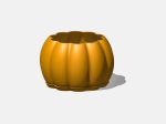 Pumpkin Plant Pot with Drainage and Drip Tray For Sale