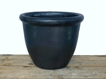 8071N14 - Matte Black Low Cana Pot Hot on Sale