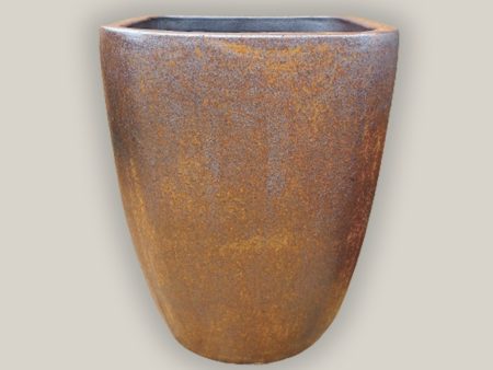 3015L99FS - Iron Finish Modern Tapered Square Planter -  FREE SHIPPING Fashion