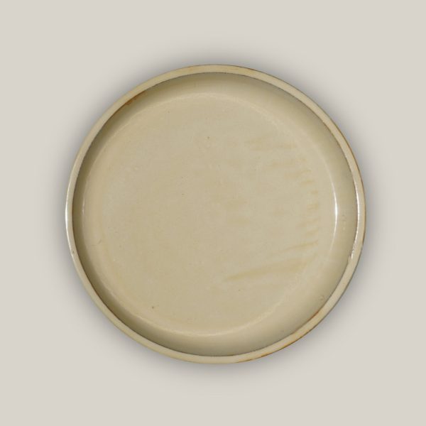 6135H39FS - Round | Yellow Cream Ceramic Plant Saucer | High Fired Ecofriendly Clay - Sizes 8 -24  - FREE SHIPPING Supply