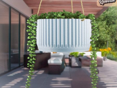 MCR Bowl Hanging Plant Pot for Indoor or Outdoor For Sale