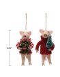 WOOL FELT PIG IN SWEATER ORNEMENT Discount