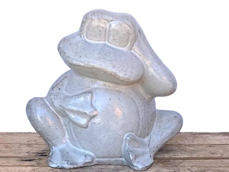 5155N12 - White Ceramic Frog Accent Discount