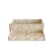 Palm Leaf Aluminium Tray Online now