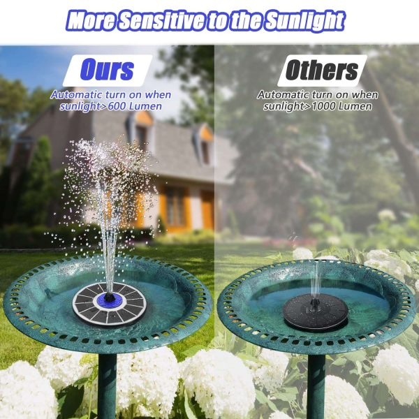 SOLABF3 - Solar birdbath fountain 3.5W For Sale