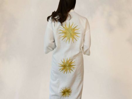 White Suns Kimono For Cheap