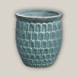 6051H3FS - Moss Green Dragon Scale Pot - FREE SHIPPING Sale