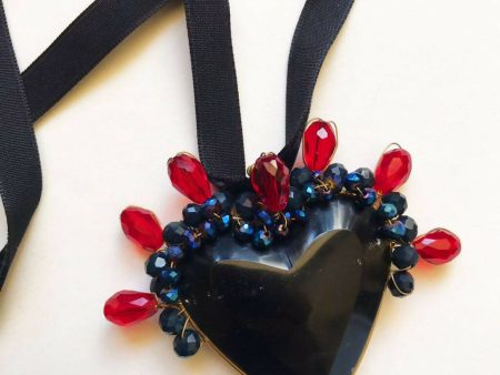 Tita Quartz Heart Necklace For Cheap