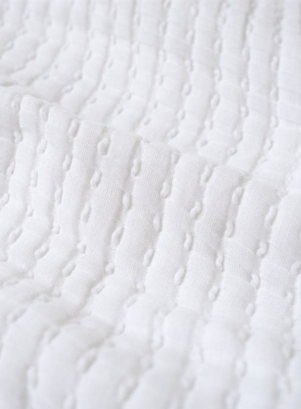 VEGA BED COVER WHITE For Cheap