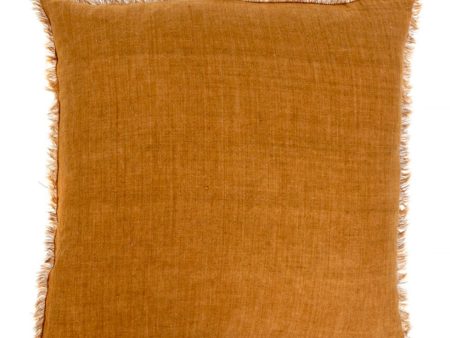 LINA LINEN PILLOW  - GOLD on Sale