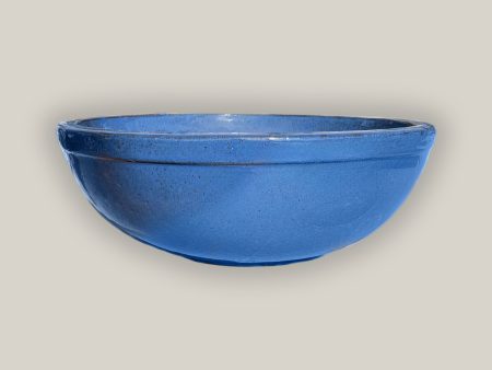 3117L17FS - Falling Blue Shallow Ceramic Bowl FREE SHIPPING Cheap