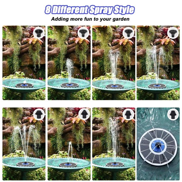 SOLABF3 - Solar birdbath fountain 3.5W For Sale