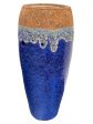 5252S51 - Angkor Blue Tall Slim Ceramic Fountain Discount