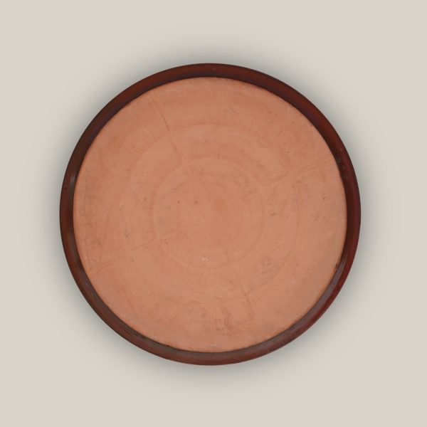 6135H42FS - Round | Copper Red Ceramic Plant Saucer | High Fired Ecofriendly Clay - Sizes 8 -24  - FREE SHIPPING For Cheap