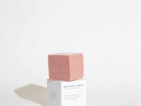 BERGAMOT NEROLI BALANCING PINK CLAY BATH BAR BY BROOKLYN CANDLE For Discount