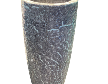 6036H13 - Turquoise Coral Tall Tapered Cylinder Planter Online now