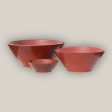 372L6F - Tropical Red Low Wide Planter-FREE SHIPPING For Sale