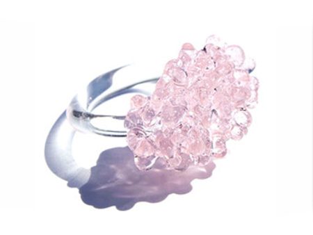 Transparent Color Ring - Pink Cheap