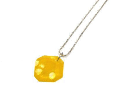 Yellow Charm Necklace Discount