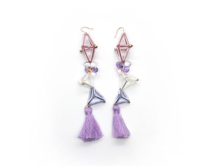 Wisteria Himmel Earrings For Sale